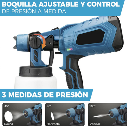 PaintMax | Pistola Compresor De Pintura Inalámbrico