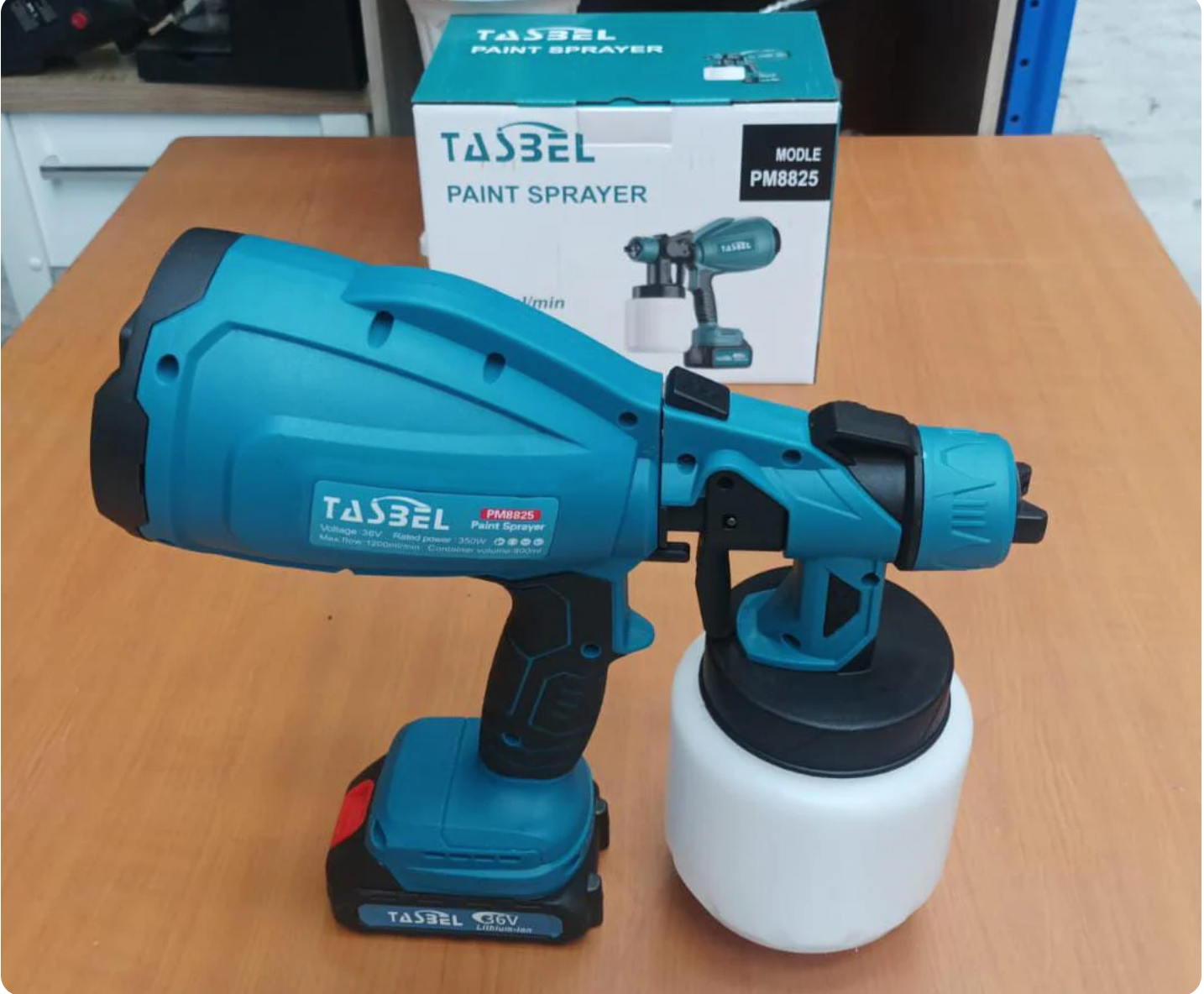 PaintMax | Pistola Compresor De Pintura Inalámbrico